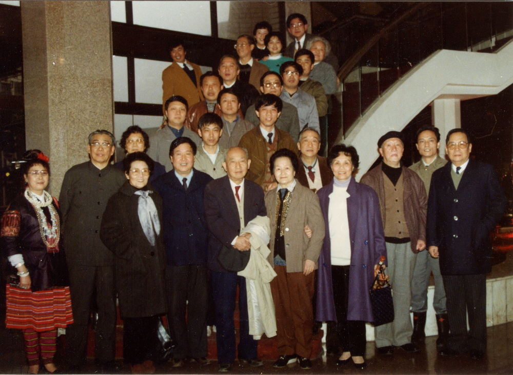 1989年4月曾任少年班副班主任胡靖舫先生70寿辰暨从教40周年纪念活动合影